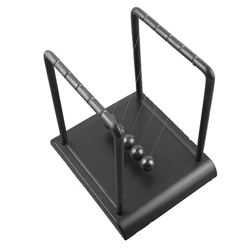 블랙 뉴턴 진자 관대 한 풀 뉴턴의 요람 물리적 모델  - Newton Cradle Large 리뷰 및 가격