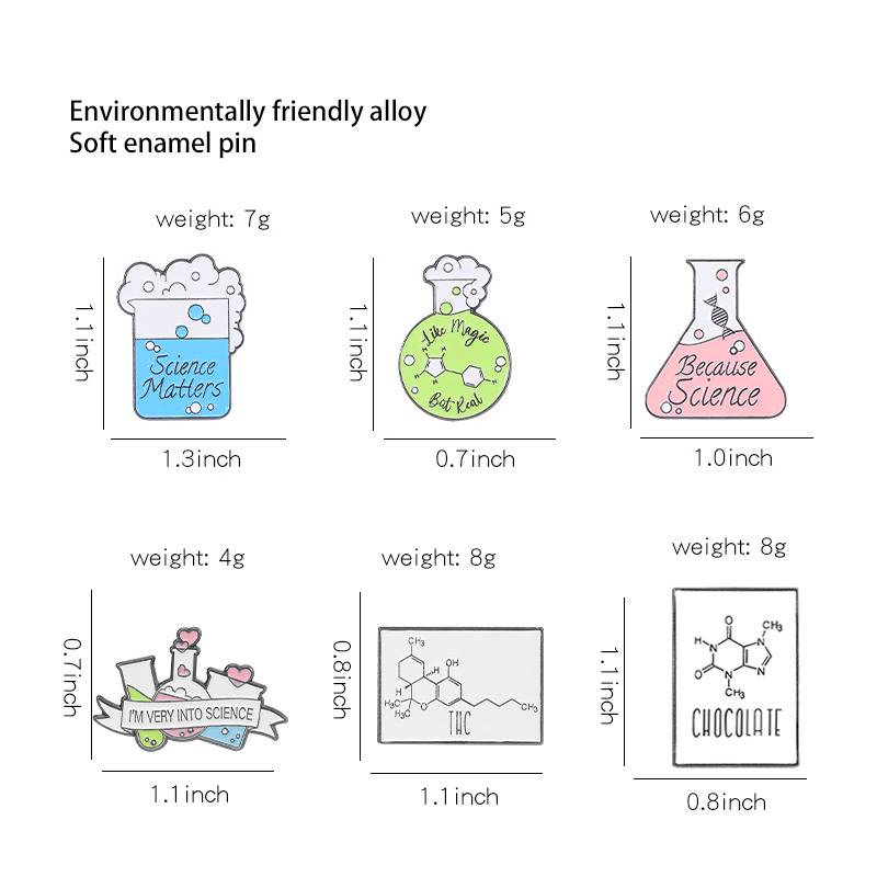 과학 에나멜 핀 마술처럼 맞춤형 분자 브로치 그러나 실 - Science Buddies 리뷰 및 가격