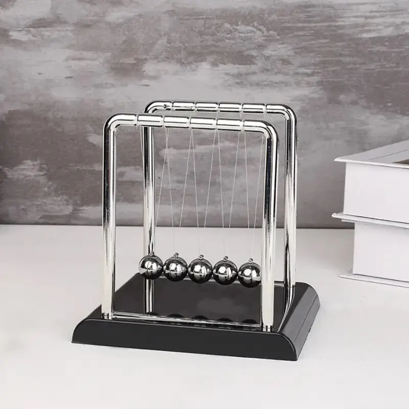 뉴턴의 요람 균형 강철 공 교육 용품 물리학 과학 진자 - Newton Cradle Large 리뷰 및 가격