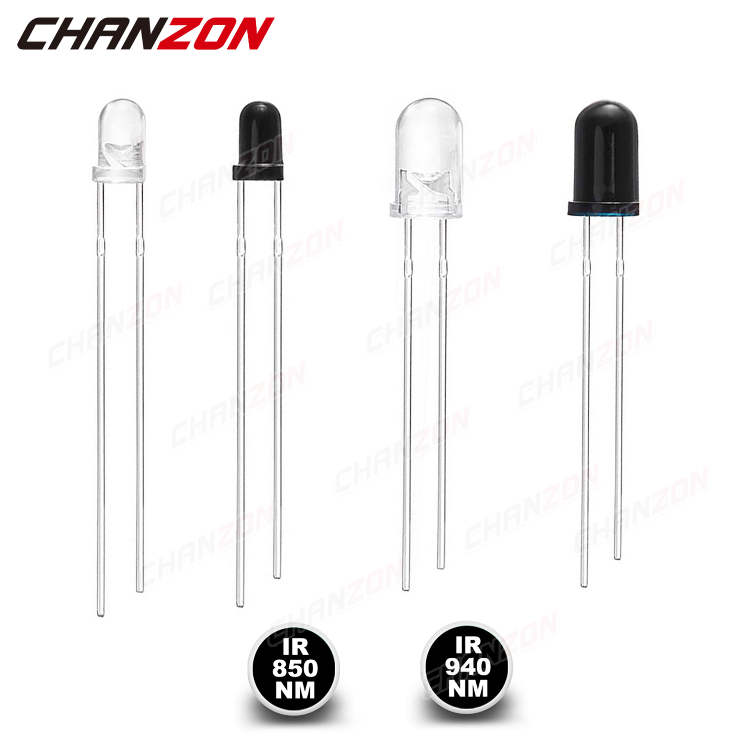100Pcs 3mm 5mm IR LED 다이오드 송신기 - Science And Hobby Photos 리뷰 및 가격