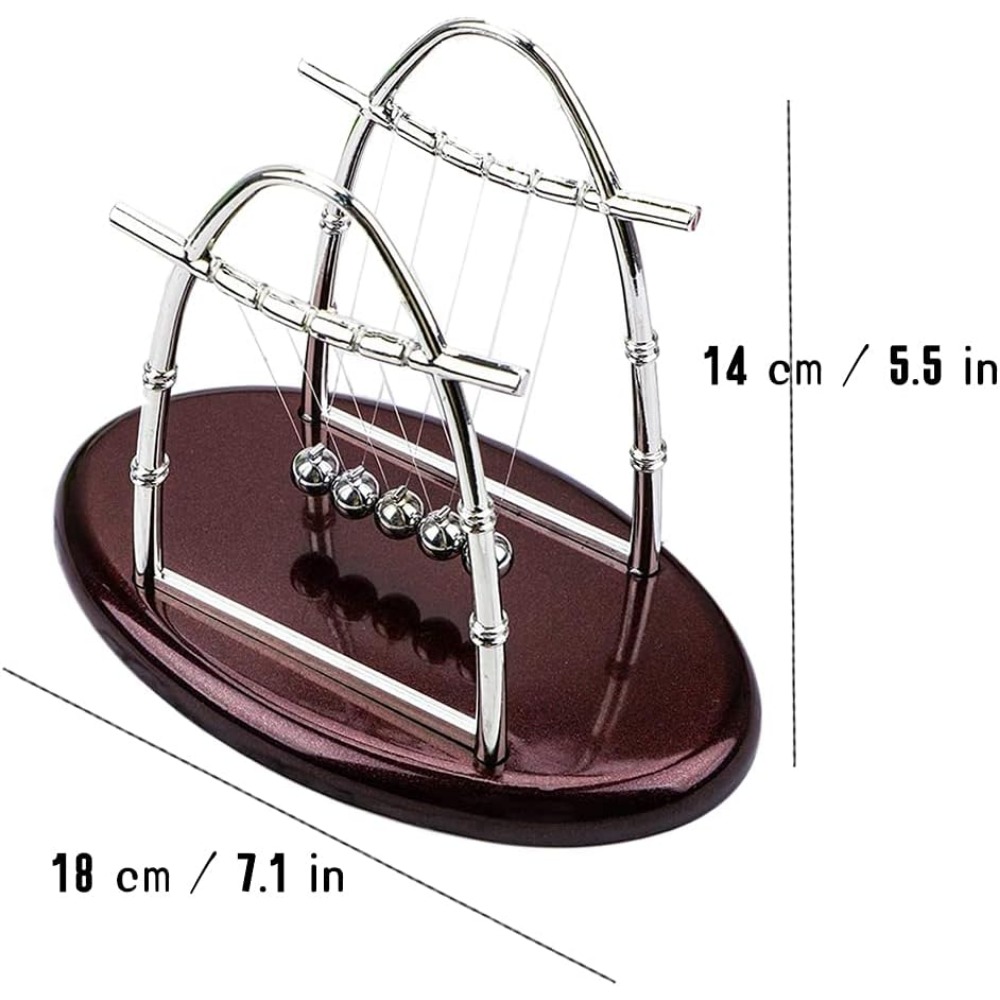 뉴턴 크래들 밸런스 스틸 볼 영구 운동 충돌 공 학교  - Newton Cradle Large 리뷰 및 가격