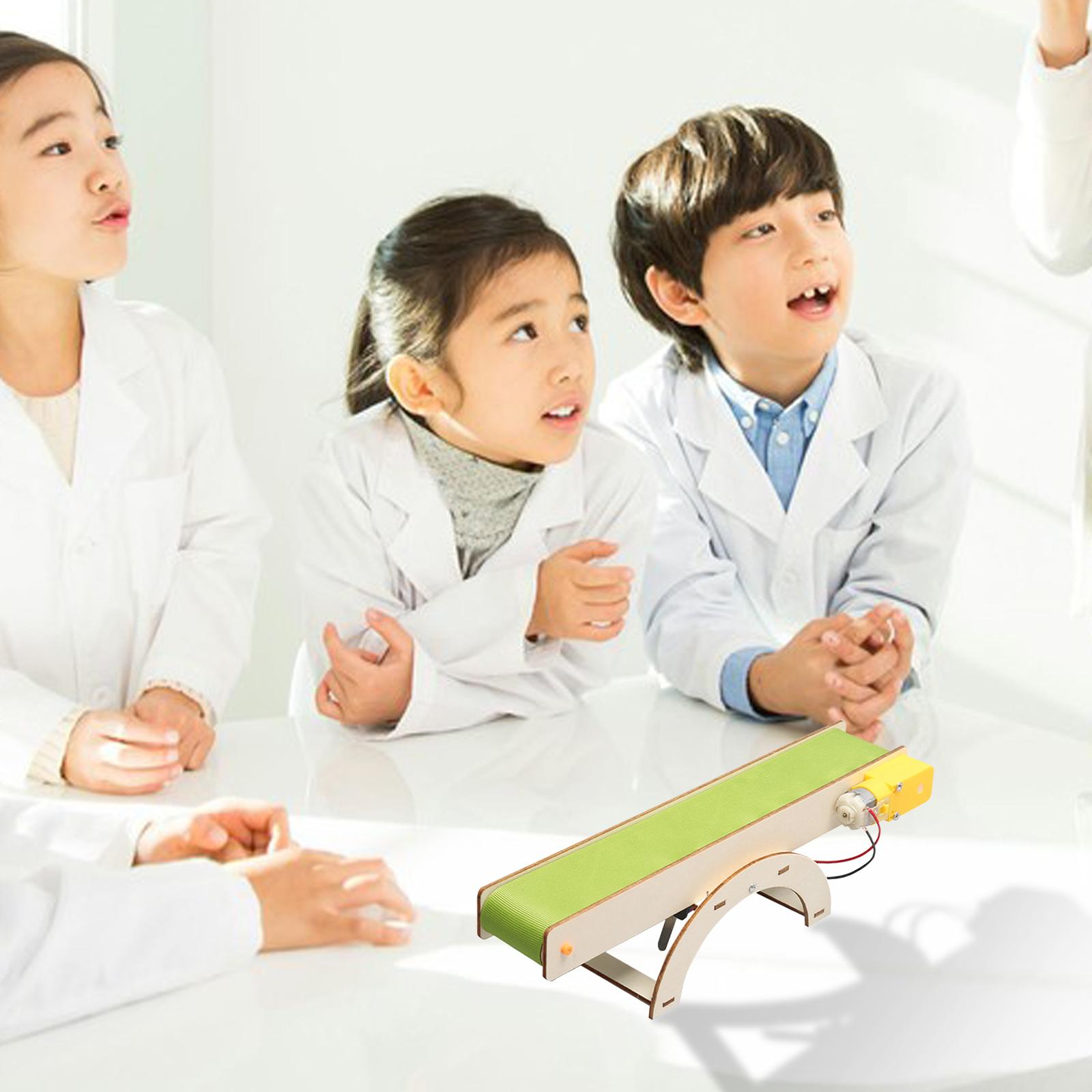 컨베이어 벨트 DIY 피팅 빌딩 키트 크리 에이 티브  - Science Project Kit 리뷰 및 가격